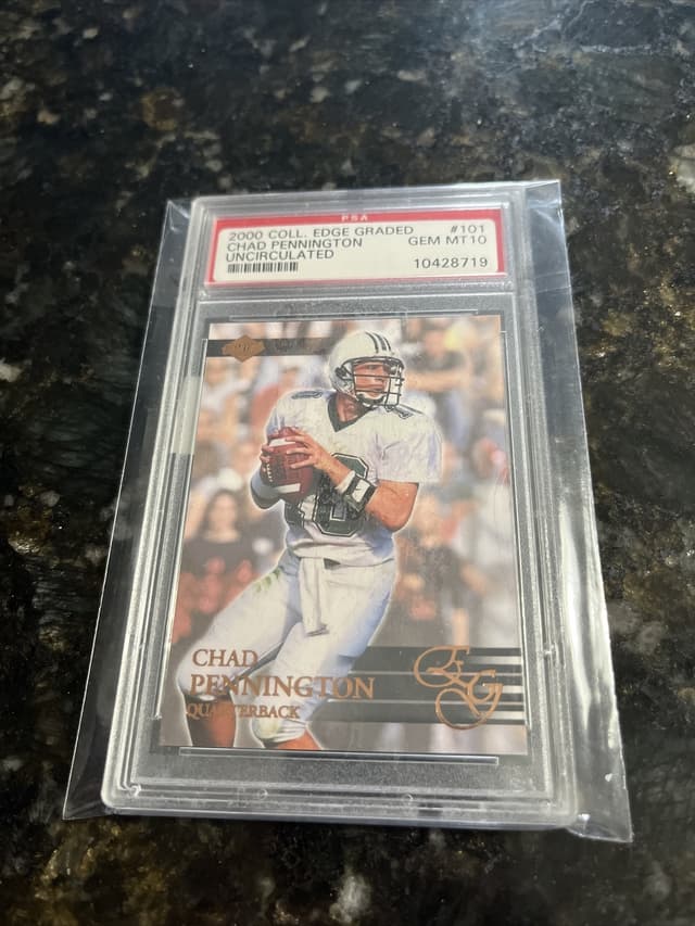 Chad Pennington Collector's Edge Graded #101 Uncirculated