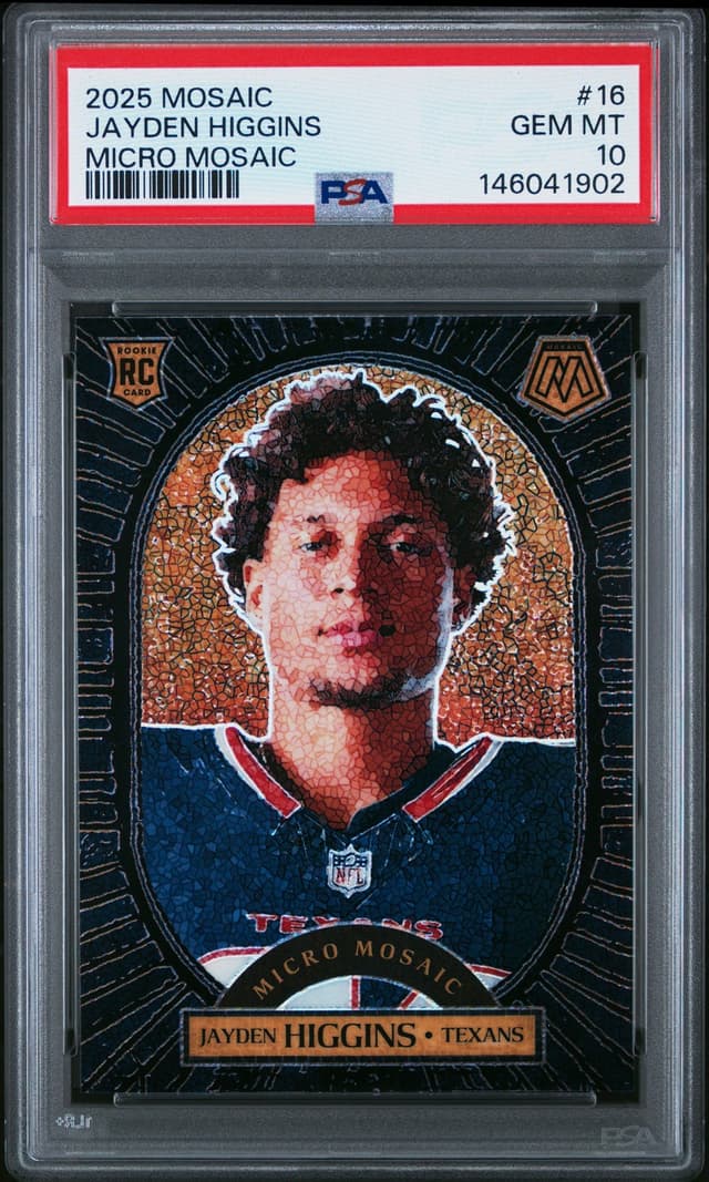 Jayden Higgins Panini Mosaic Micro Mosaic #16 Base