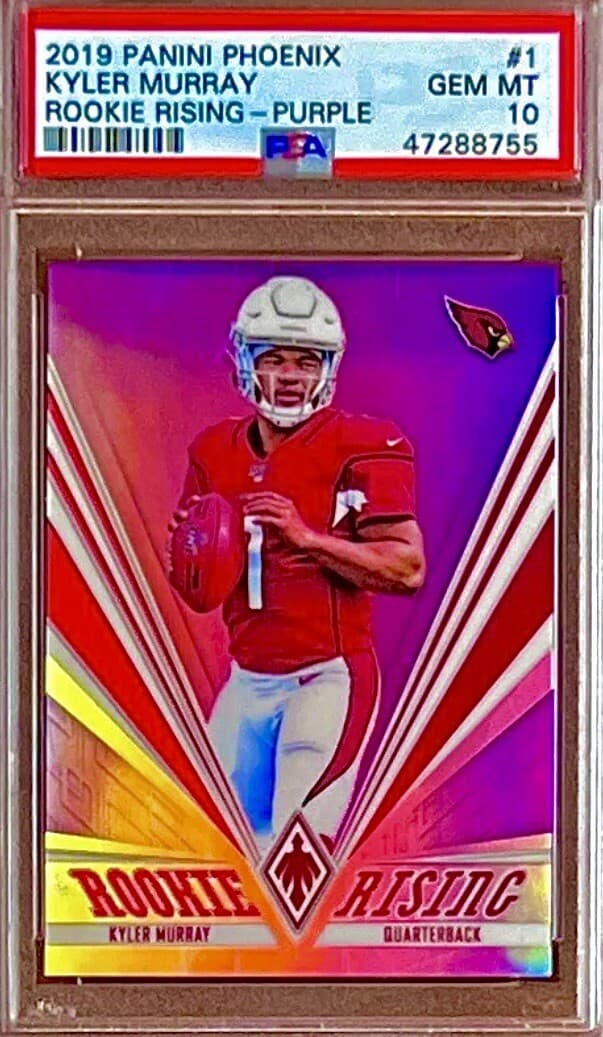 Kyler Murray Panini Phoenix Rookie Rising #1 Purple
