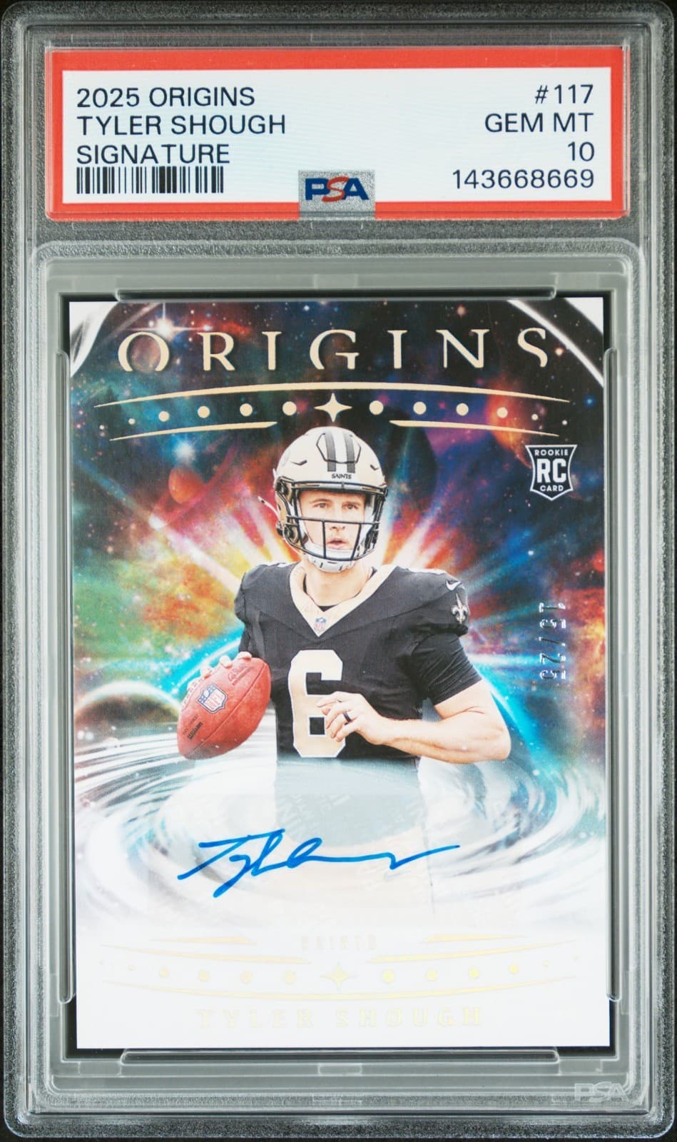 Tyler Shough Panini Origins #117 Base