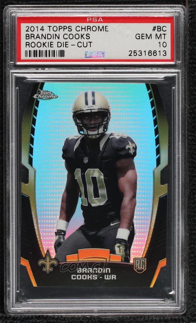 Brandin Cooks Topps Chrome Rookie Die-Cut #BC Base