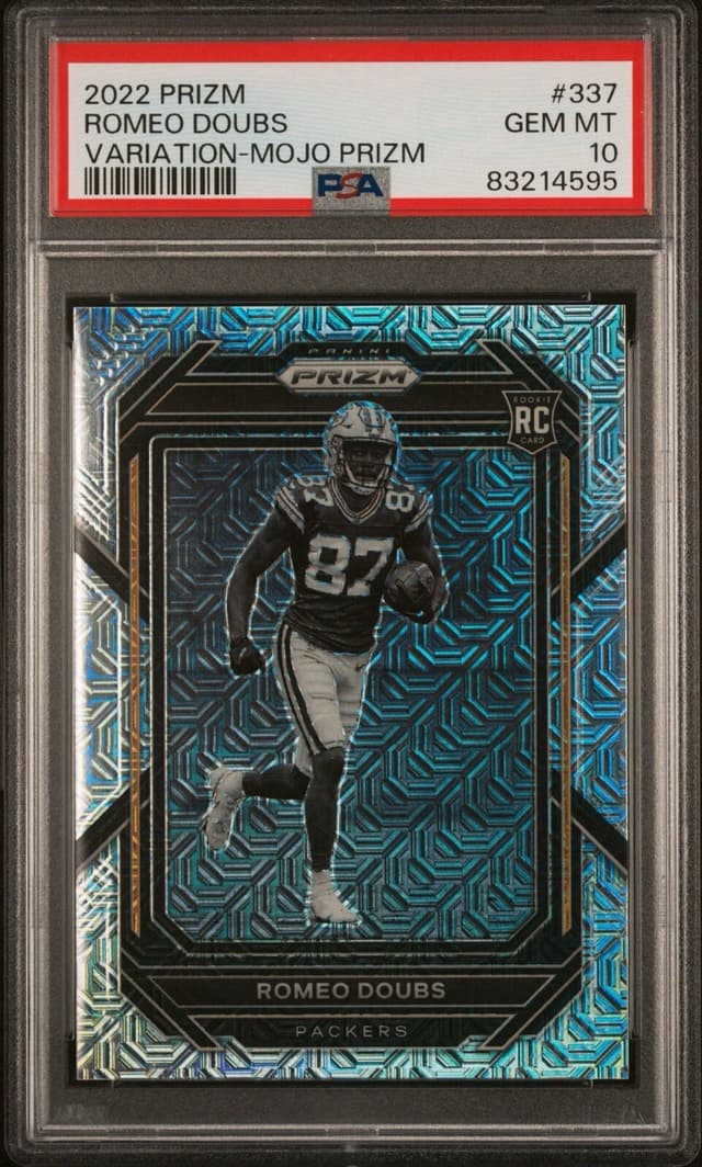 Romeo Doubs Panini Prizm #337 Variation-Mojo Prizm