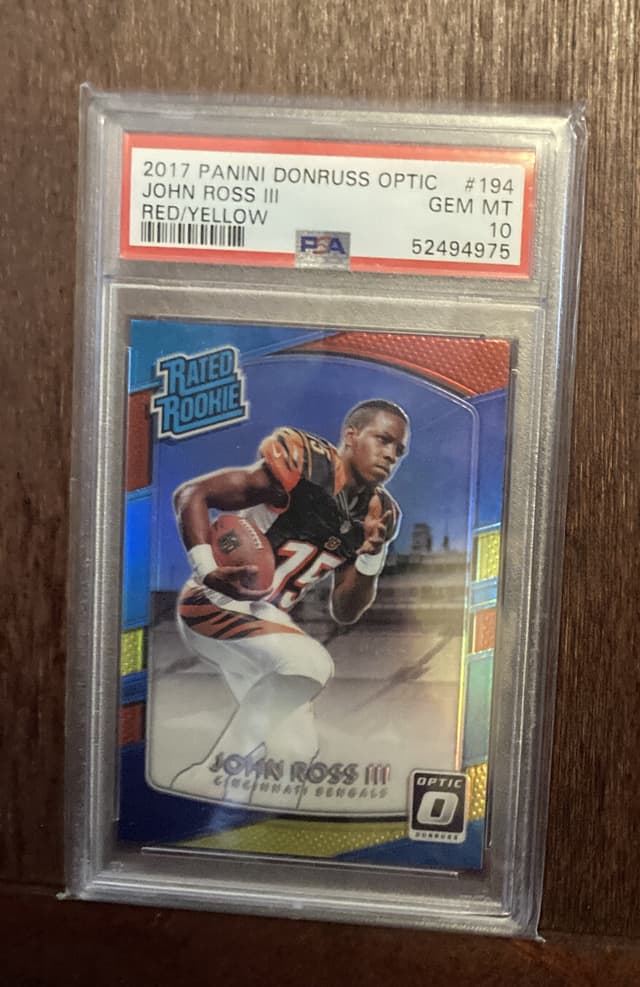 John Ross Panini Donruss Optic #194 Red/Yellow