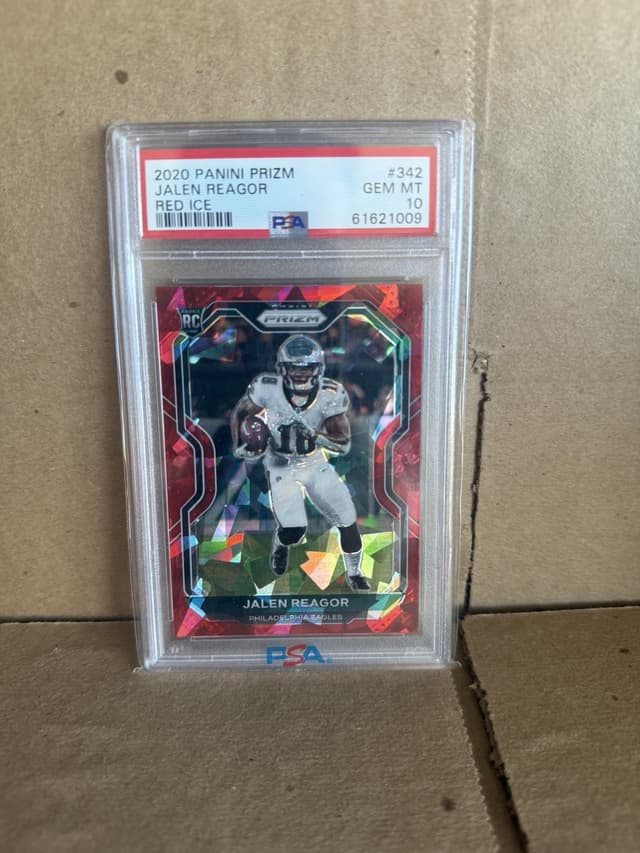 Jalen Reagor Panini Prizm #342 Red Ice