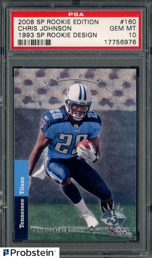 Chris Johnson SP Rookie Edition #160 1993 SP Rookie Design