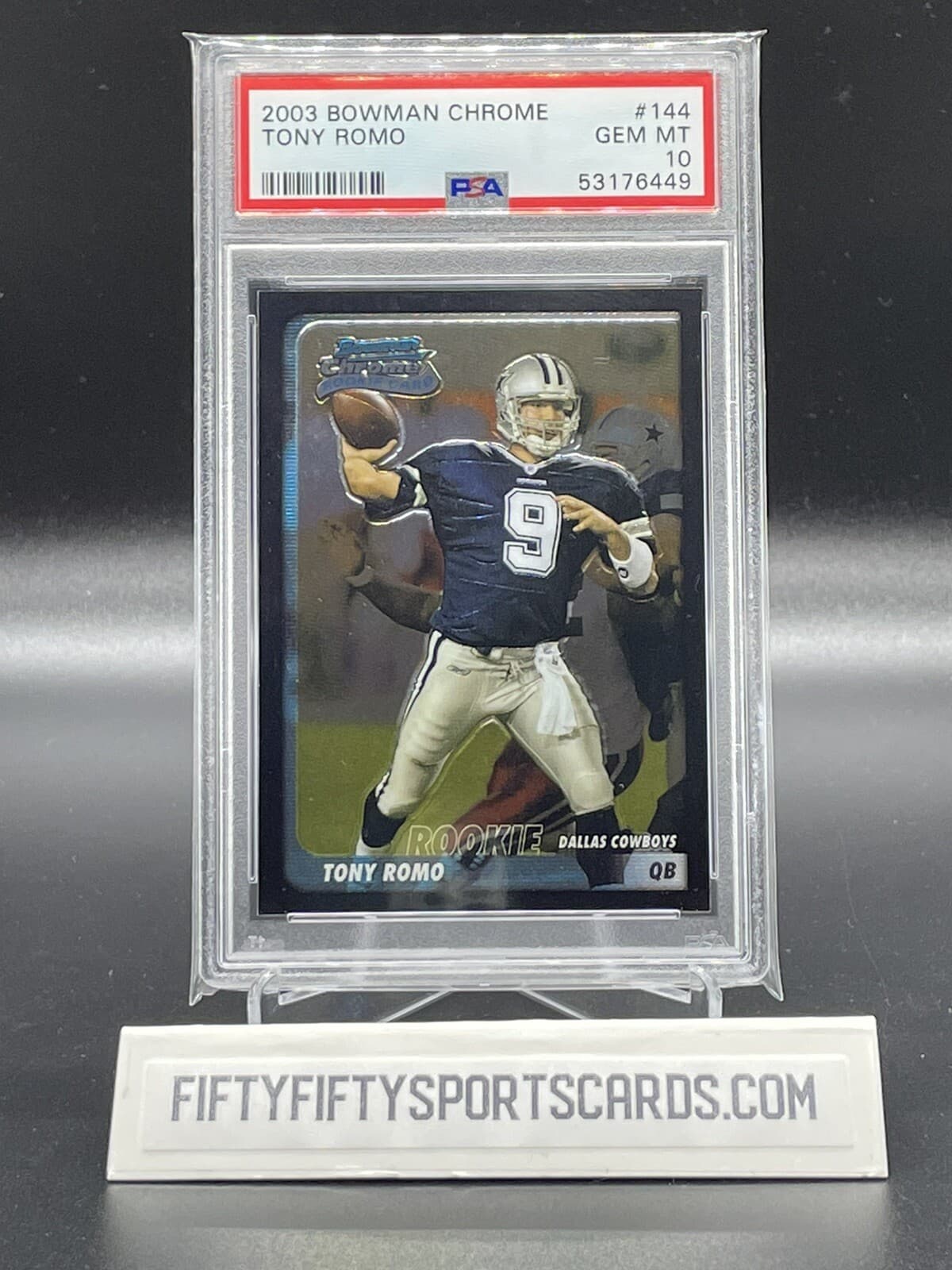 Tony Romo Bowman Chrome #144 Base