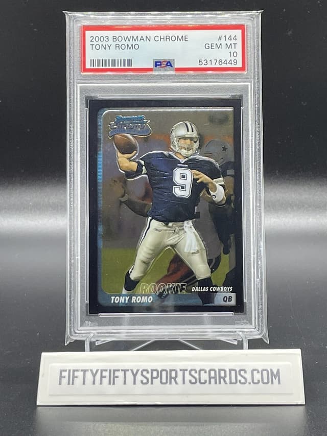 Tony Romo Bowman Chrome #144 Base