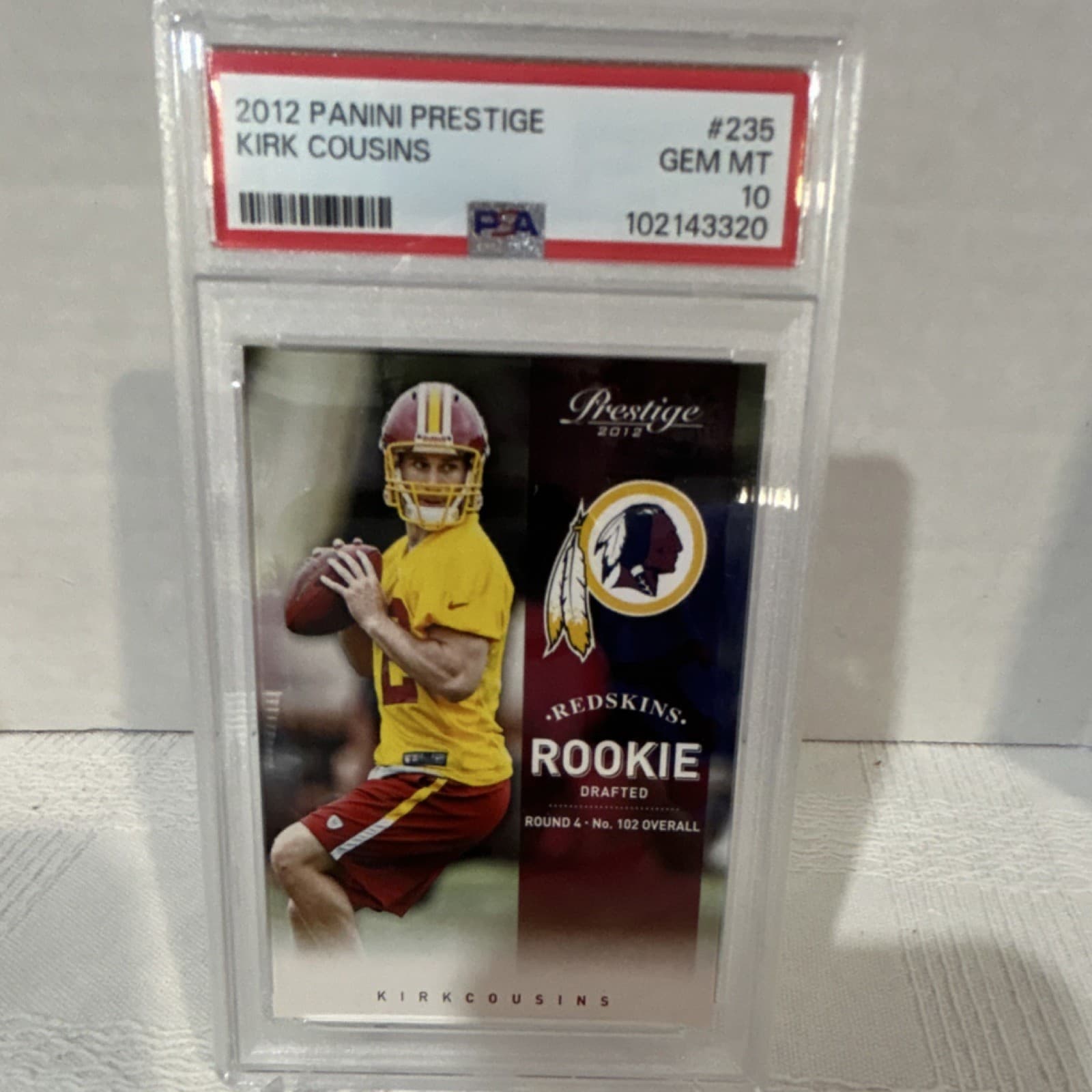 Kirk Cousins Panini Prestige #235 Base