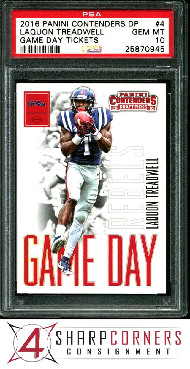 Laquon Treadwell Panini Contenders Draft Picks Game Day Tickets #4 Base