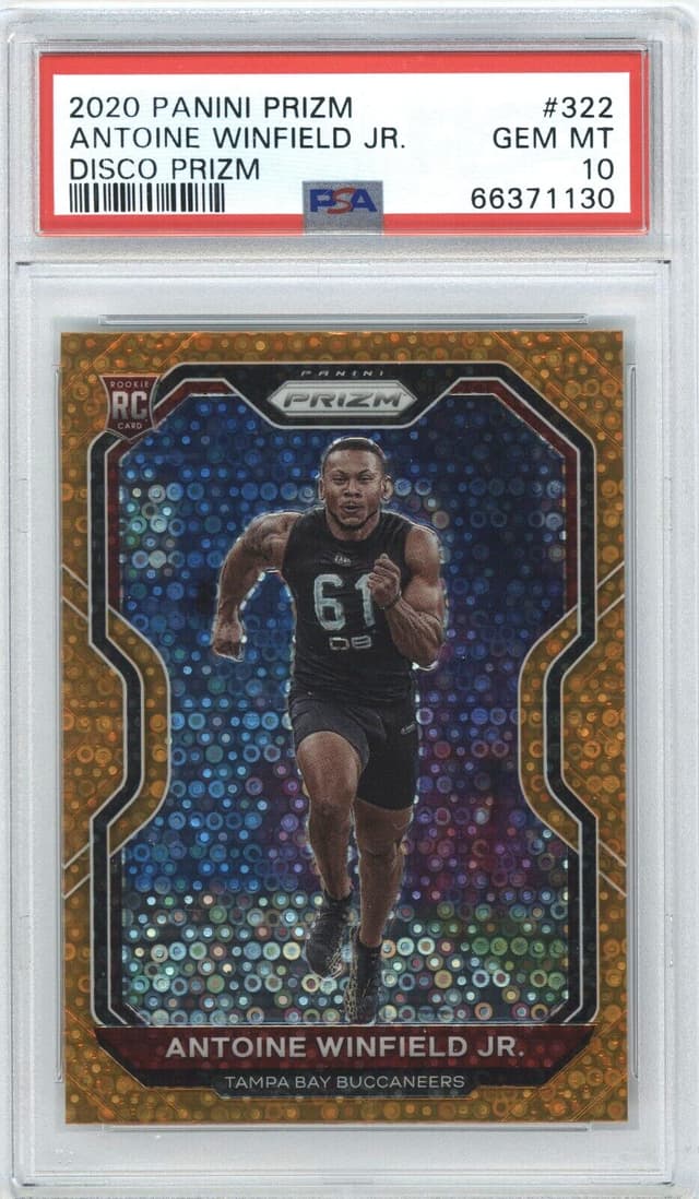 Antoine Winfield Jr. Panini Prizm #322 Disco Prizm