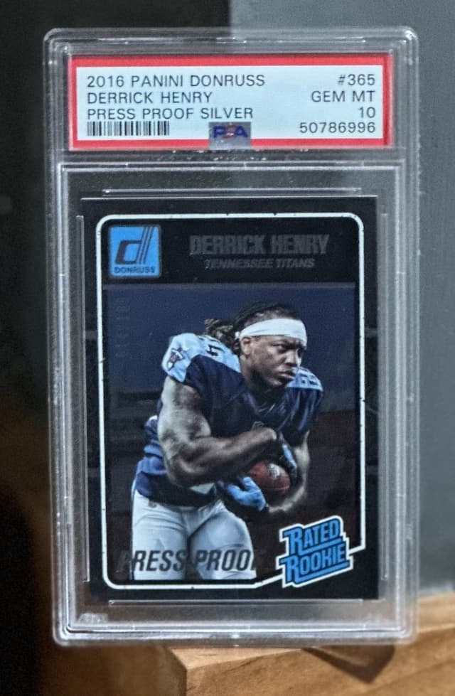 Derrick Henry Panini Donruss #365 Press Proof Silver