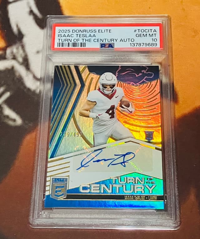 Isaac TeSlaa Panini Donruss Elite Turn of the Century Autographs #TOCITA Base