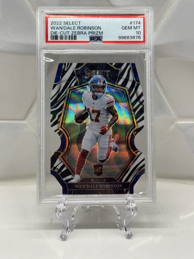 Wan'Dale Robinson Panini Select #174 Zebra Prizm