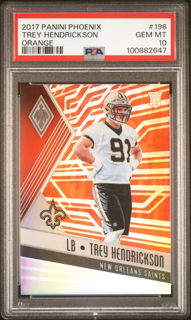 Trey Hendrickson Panini Phoenix #196 Orange