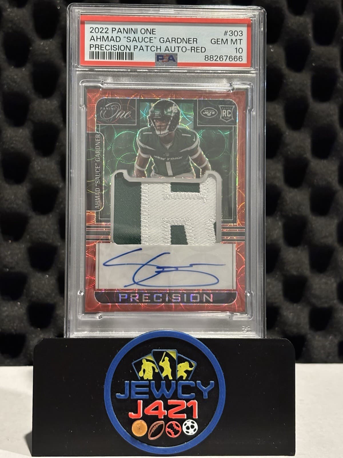 Sauce Gardner Panini One #303 Precision Patch Autograph