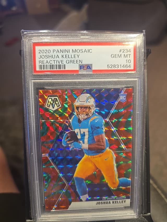 Joshua Kelley Panini Mosaic #234 Reactive Green