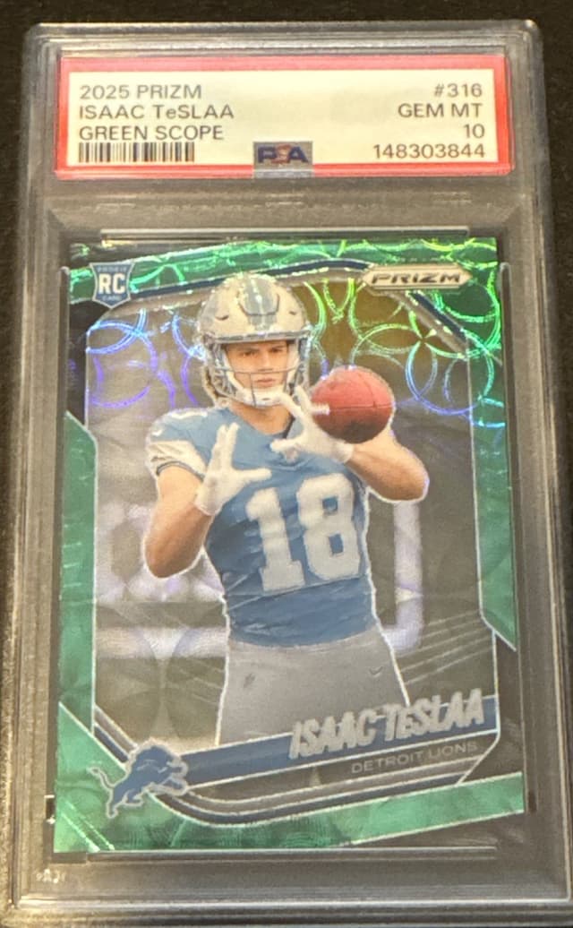 Isaac TeSlaa Panini Prizm #316 Green Scope