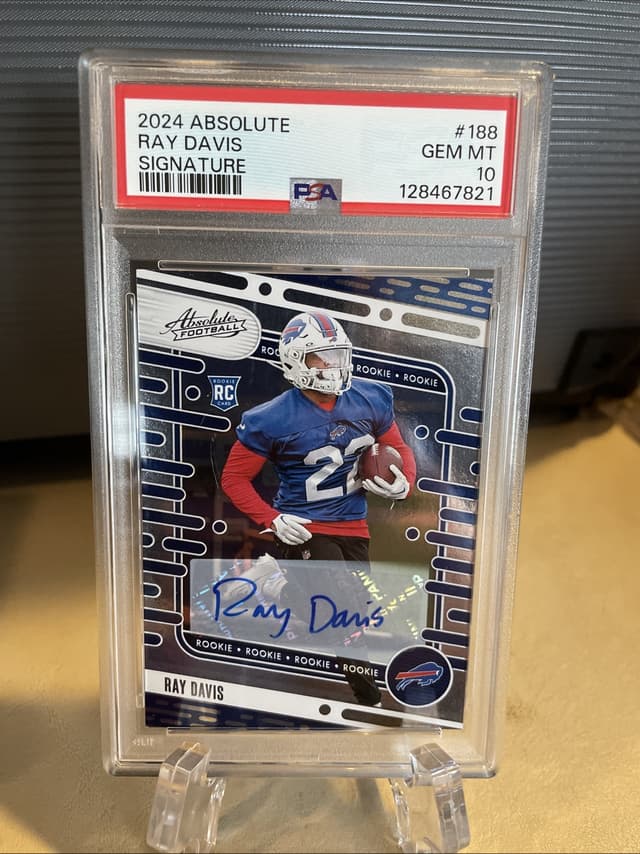 Ray Davis Panini Absolute #188 Signature