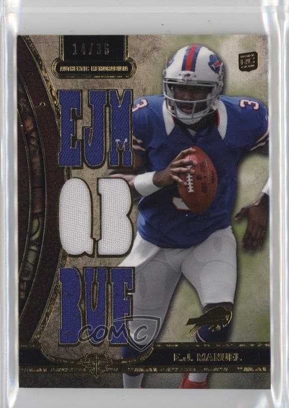 EJ Manuel Topps Triple Threads Rookie Jumbo Relics #EM Base