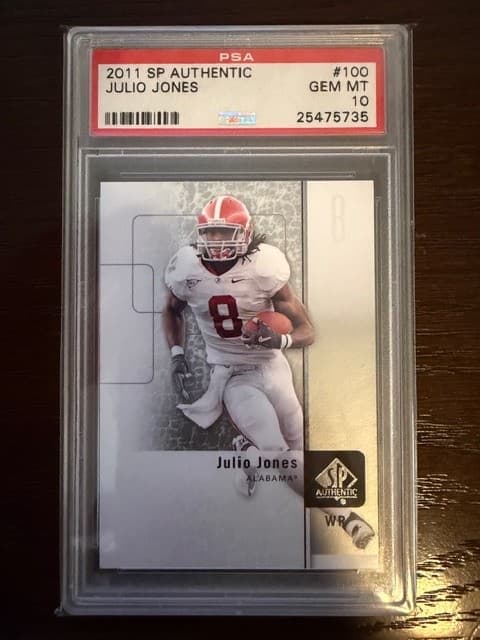 Julio Jones SP Authentic #100 Base