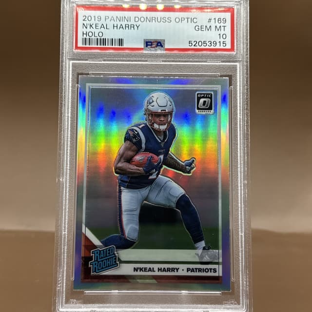 N'Keal Harry Panini Donruss Optic #169 Holo