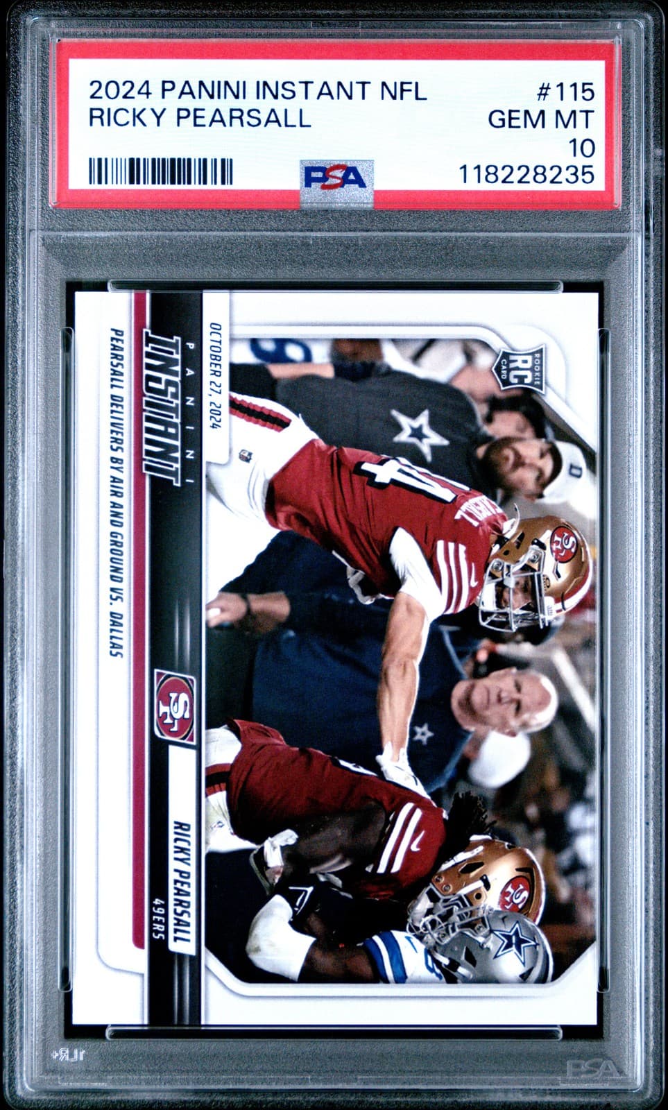 Ricky Pearsall Panini Instant NFL #115 Base