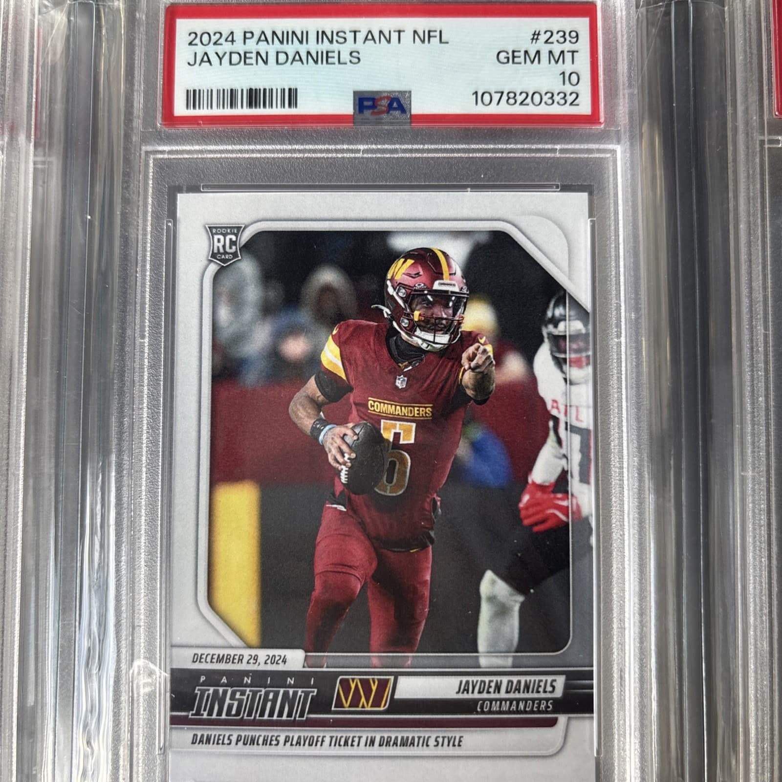 Jayden Daniels Panini Instant NFL #239 Base