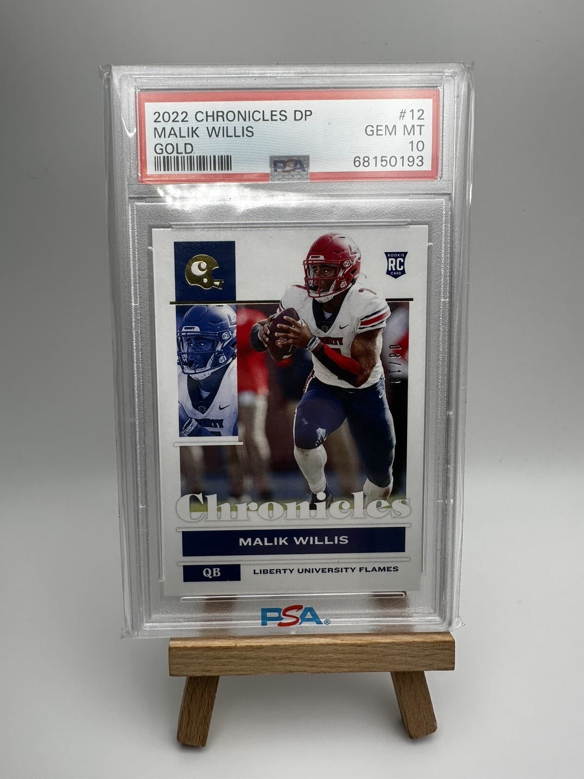 Malik Willis Panini Chronicles Draft Picks #12 Gold