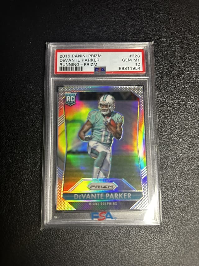 DeVante Parker Panini Prizm #228 Running-Prizm