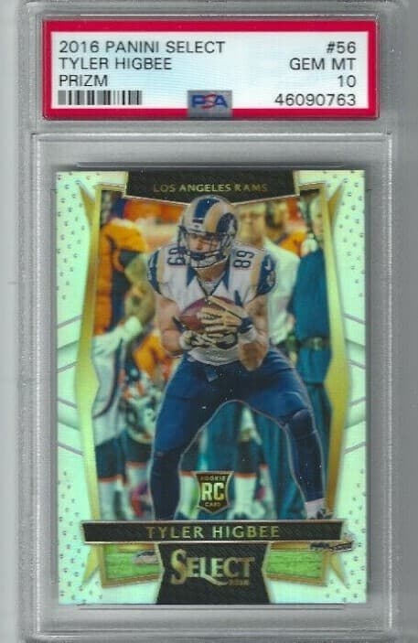 Tyler Higbee Panini Select #56 Prizm
