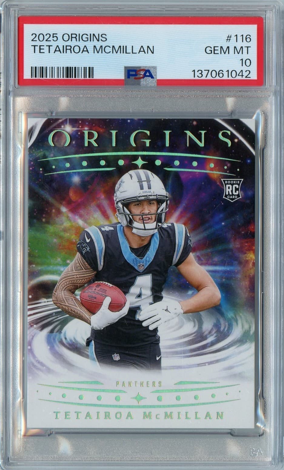 Tetairoa McMillan Panini Origins #116 Base