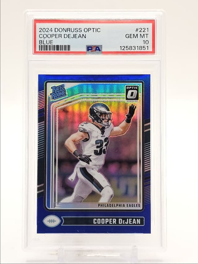 Cooper DeJean Panini Donruss Optic #221 Blue