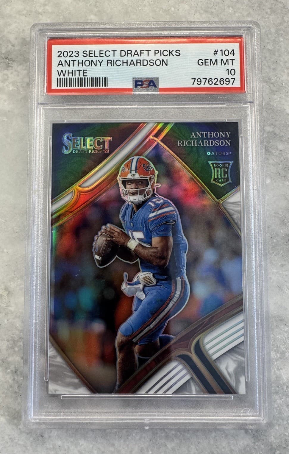 Anthony Richardson Panini Select Draft Picks #104 White