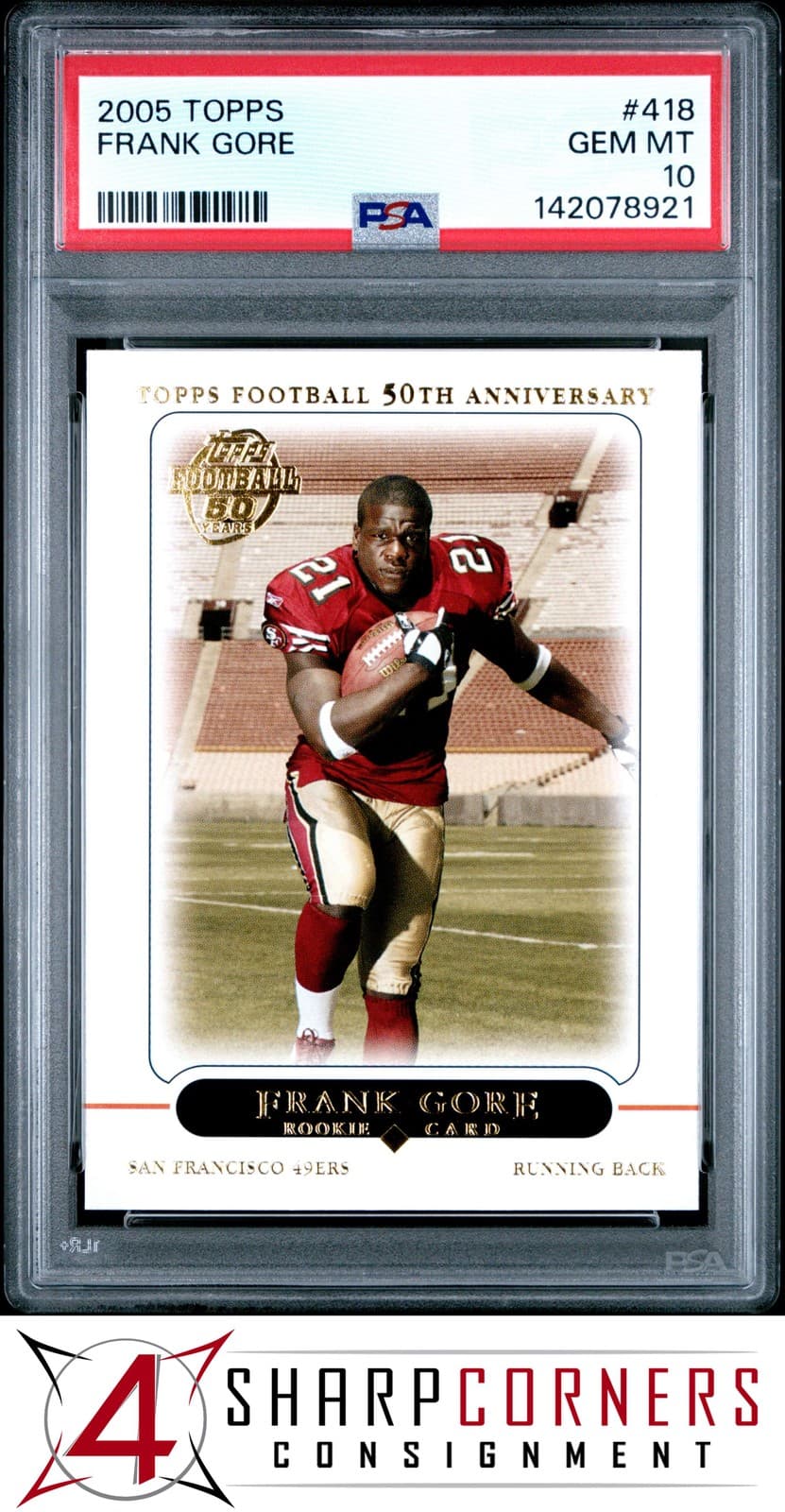 Frank Gore Topps #418 Base