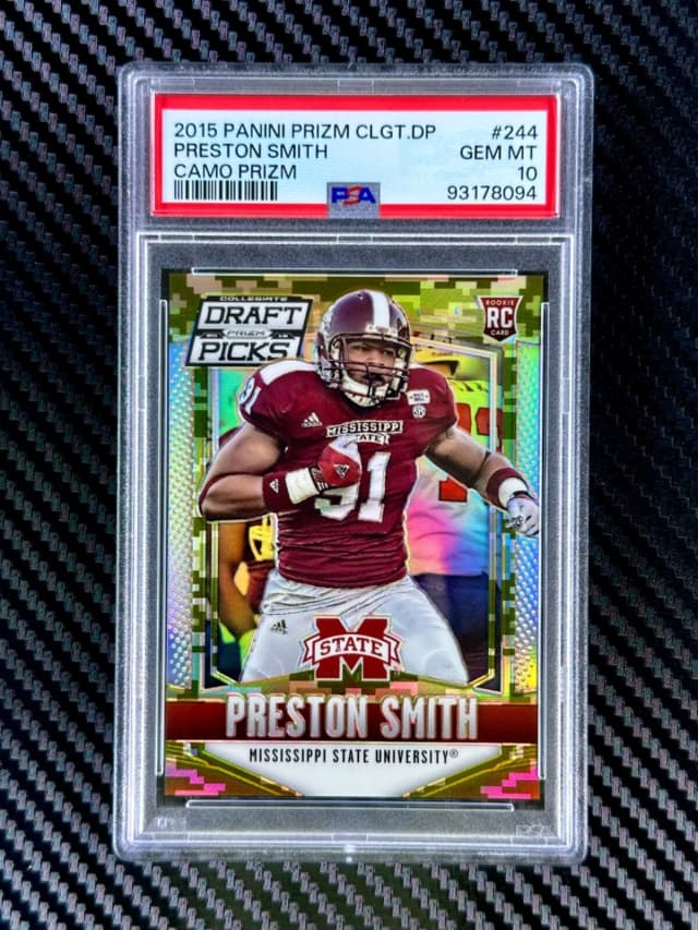 Preston Smith Panini Prizm Collegiate Draft Picks #244 Camo Prizm