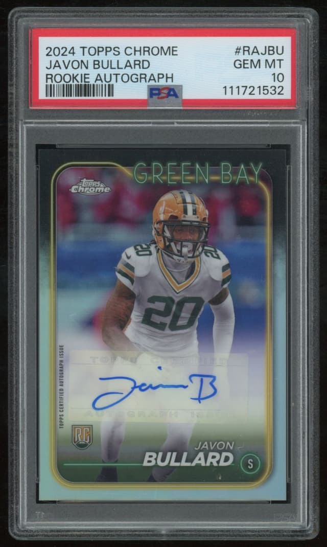 Javon Bullard Topps Chrome Rookie Autographs Variations #RAJBU Base