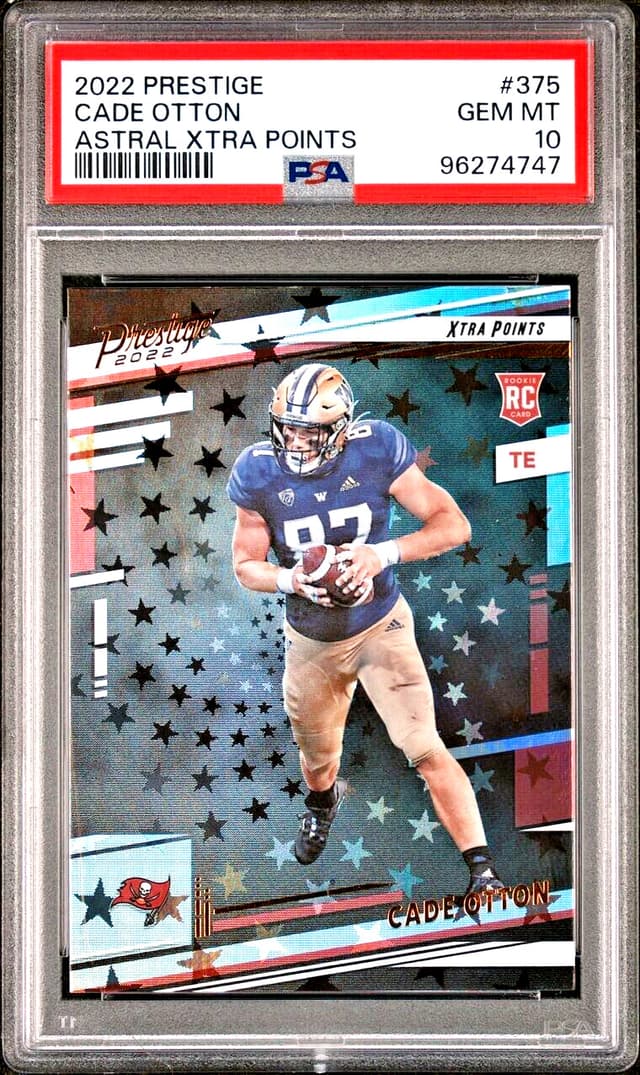 Cade Otton Panini Prestige #375 Astral Xtra Points