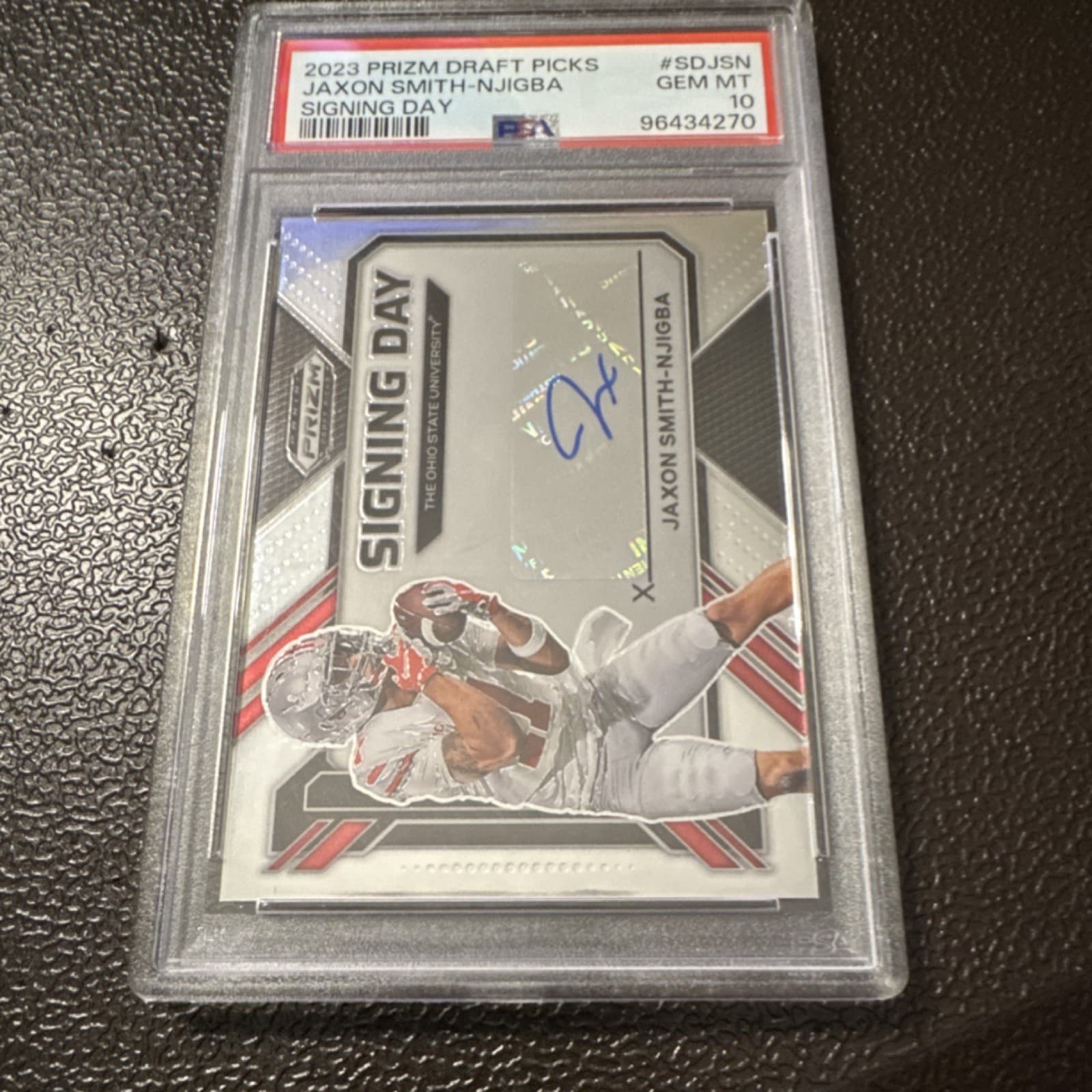 Jaxon Smith-Njigba Panini Prizm Draft Picks Signing Day #SDJSN Base