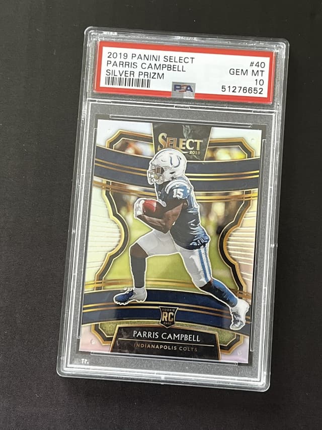 Parris Campbell Panini Select #40 Silver Prizm