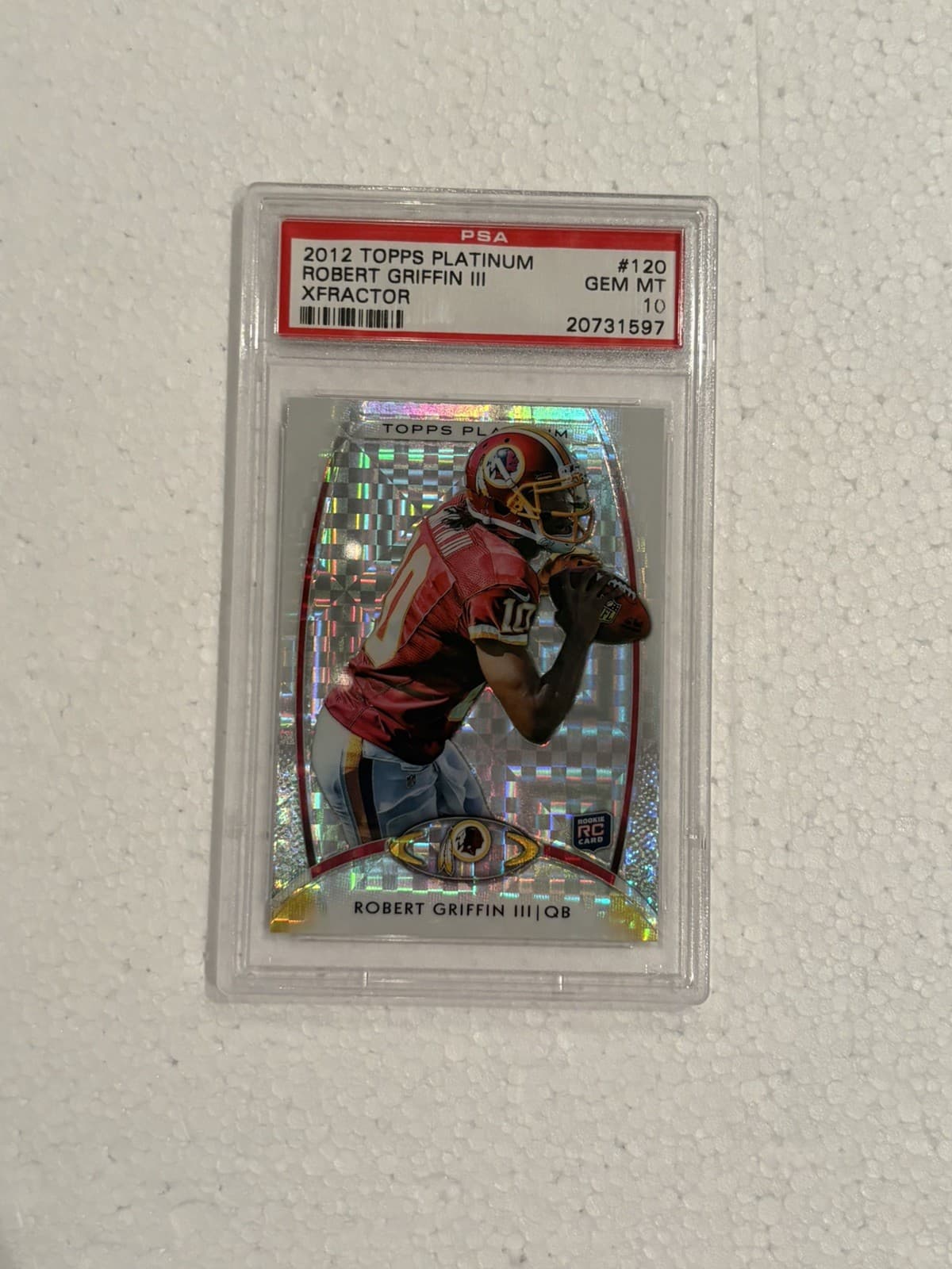 Robert Griffin III Topps Platinum #120 Xfractor
