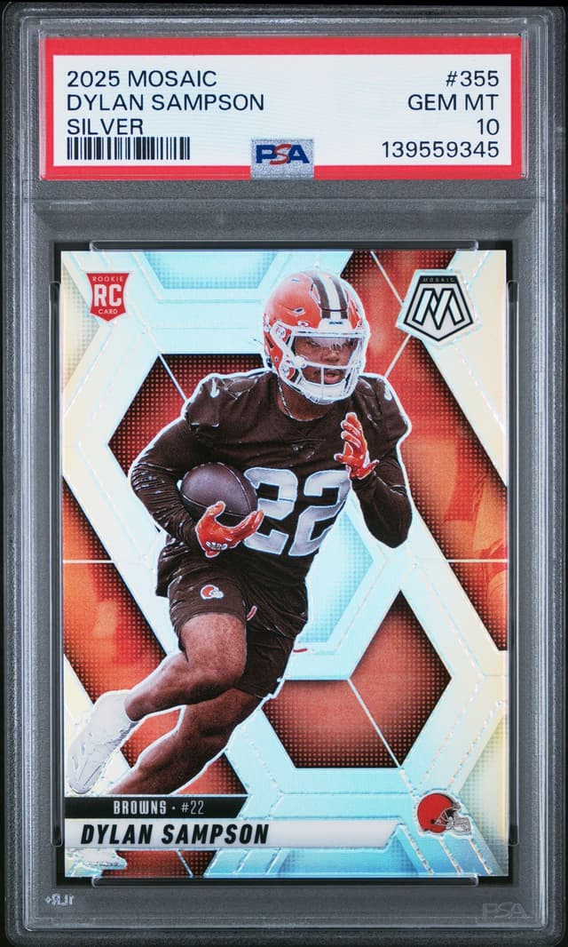 Dylan Sampson Panini Mosaic #355 Silver