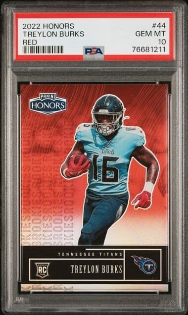 Treylon Burks Panini Honors #44 Red