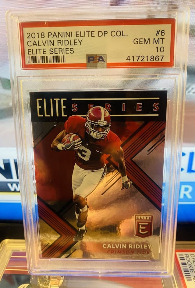 Calvin Ridley Panini Elite Draft Picks Collegiate Elite Series #6 Base