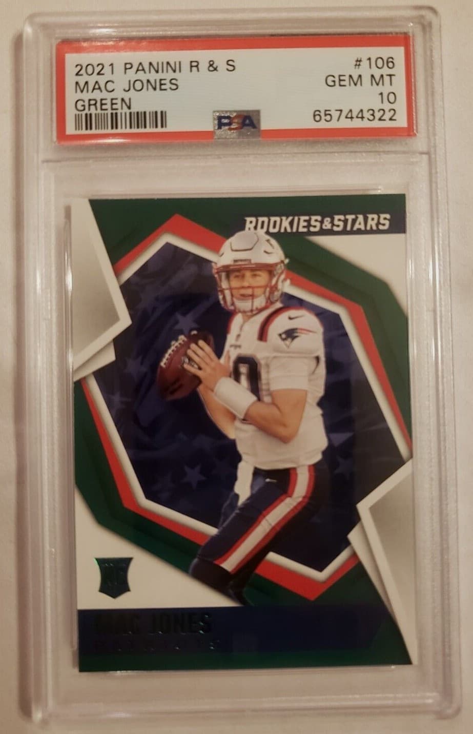 Mac Jones Panini Rookies & Stars #106 Green
