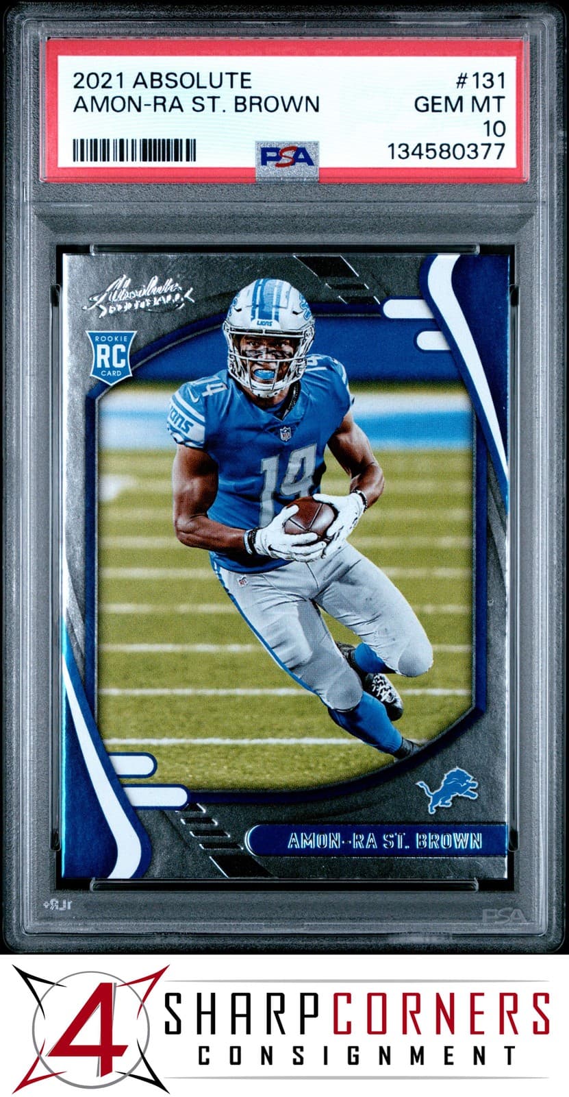 Amon-Ra St. Brown Panini Absolute #131 Base