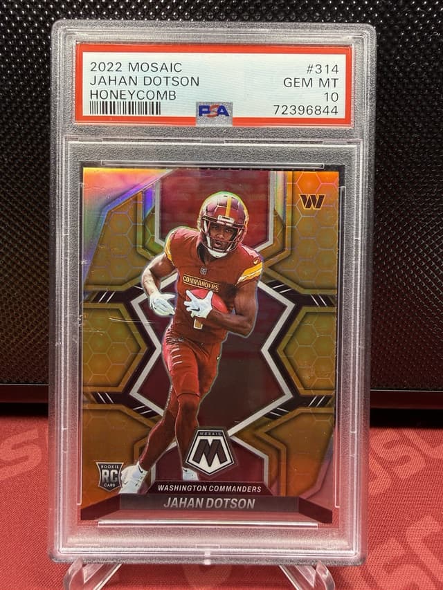 Jahan Dotson Panini Mosaic #314 Honeycomb