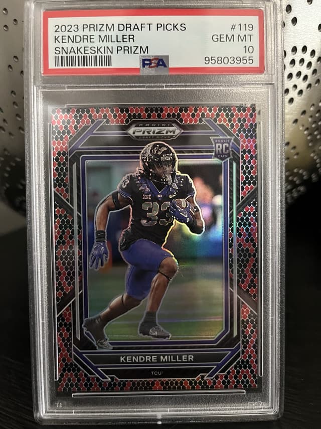 Kendre Miller Panini Prizm Draft Picks #119 Snakeskin