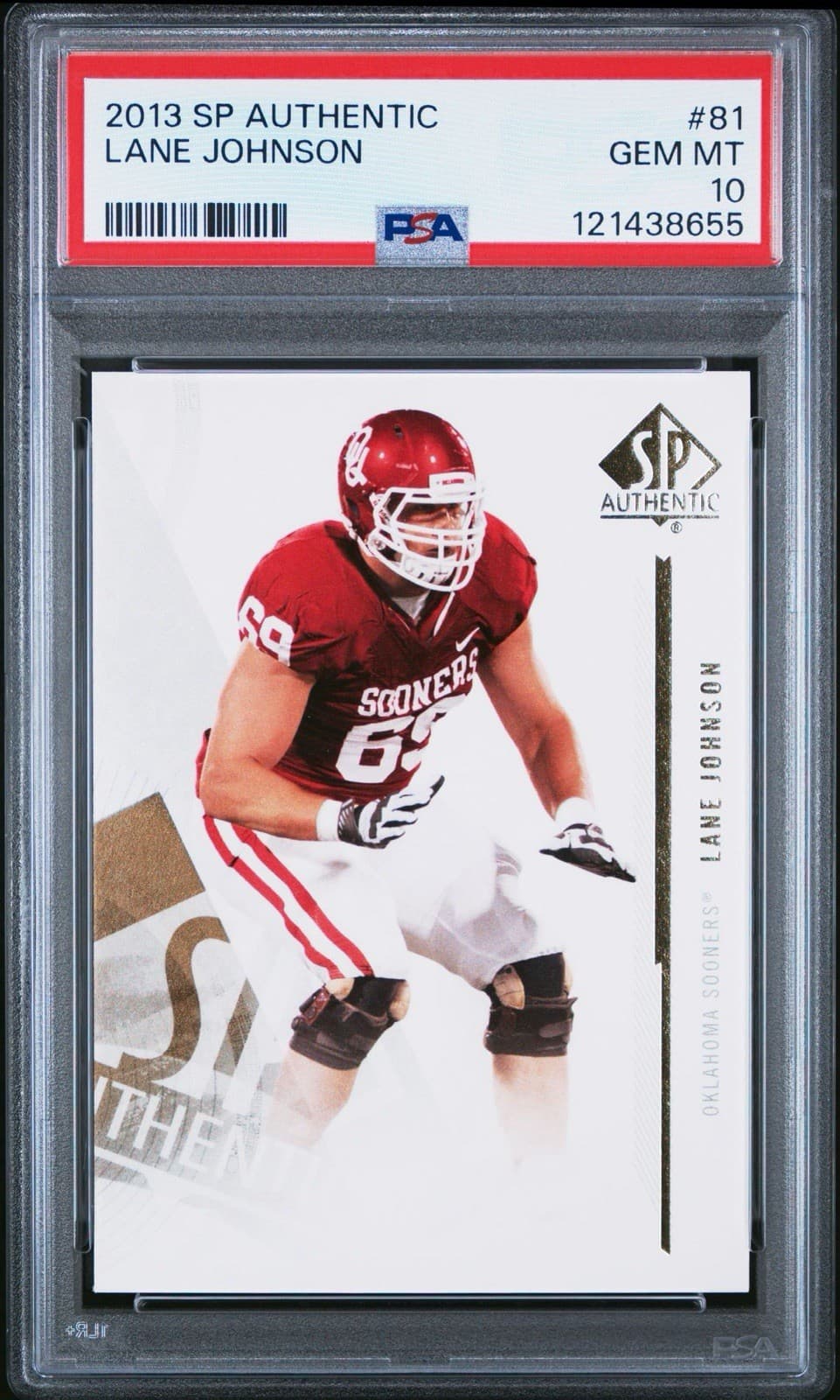 Lane Johnson SP Authentic #81 Base