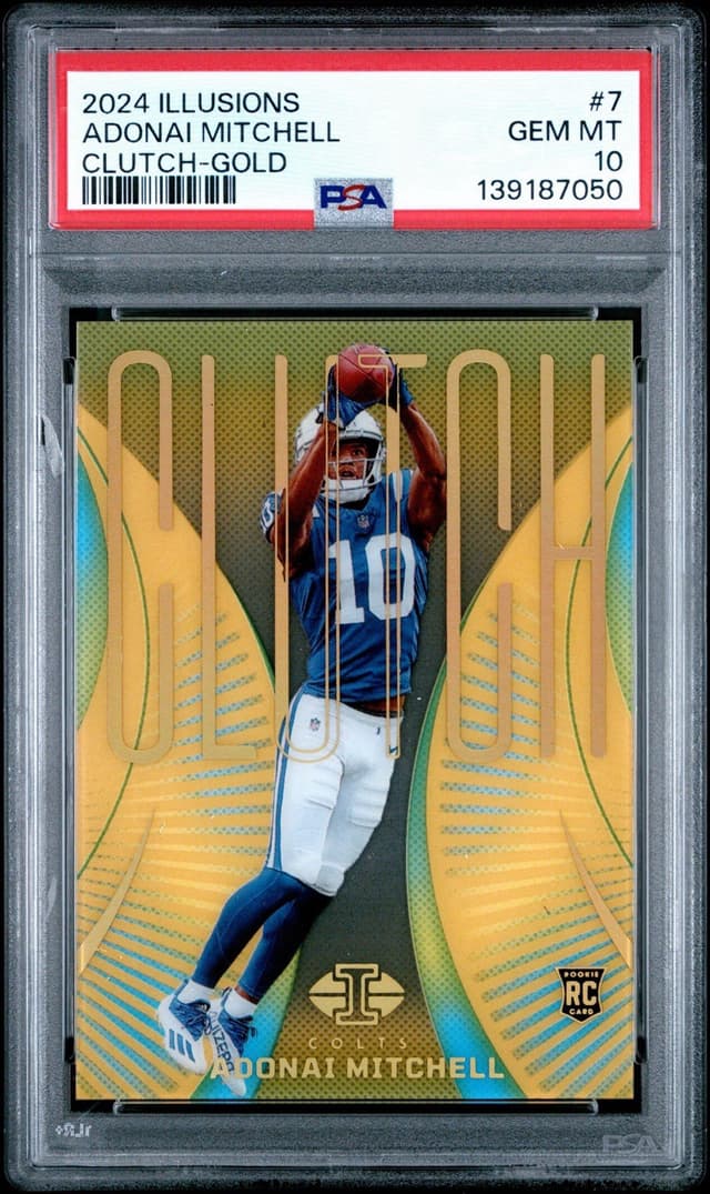 Adonai Mitchell Panini Illusions Clutch #7 Gold