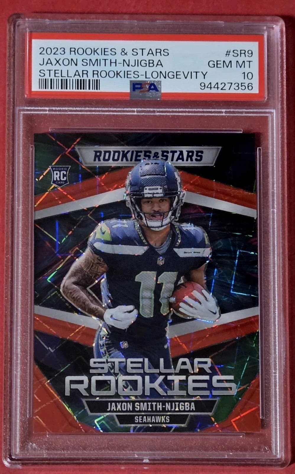 Jaxon Smith-Njigba Panini Rookies & Stars Stellar Rookies #SR9 Longevity